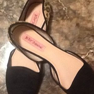 Betsey Johnson Suede Flats